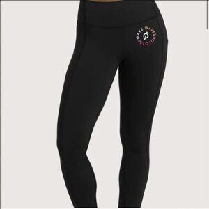 New Peloton Lululemon Make Waves Black High Waisted Tulip Hem  Leggings S Small